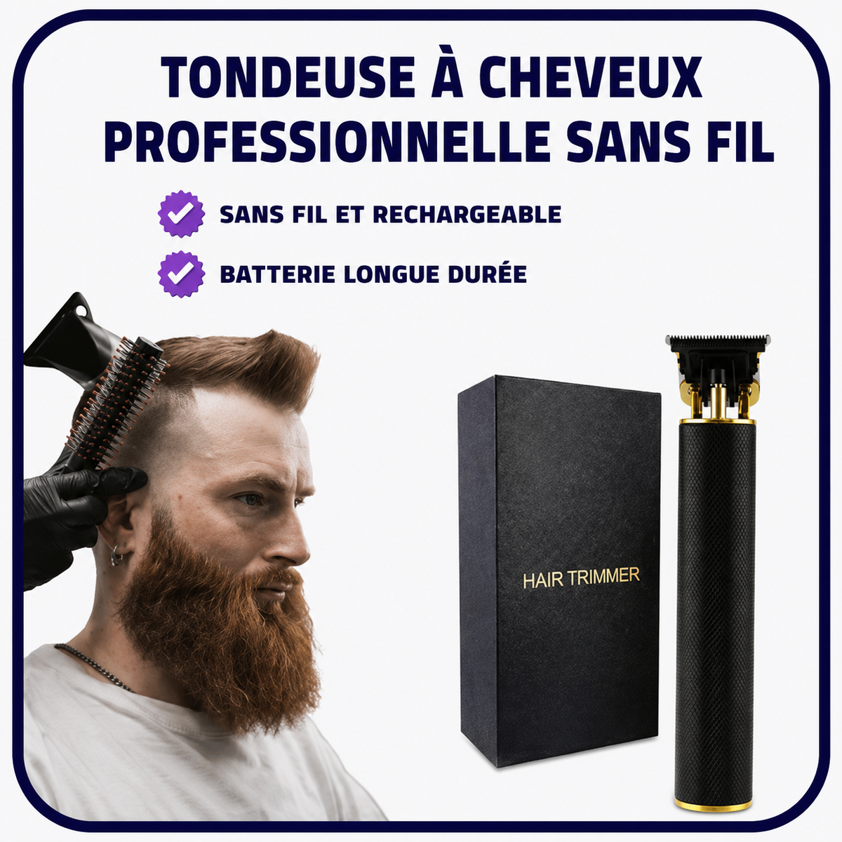 Tondeuse professionnelle sans fil